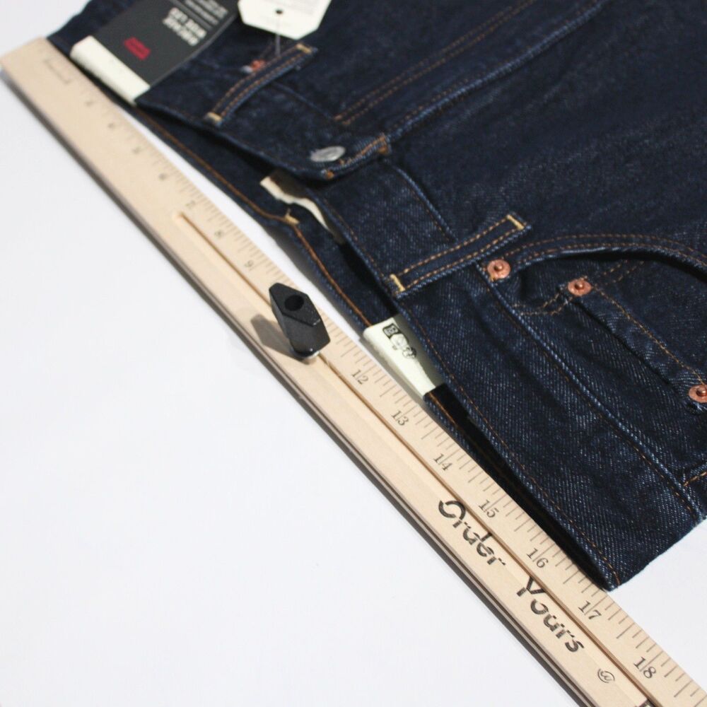 NWT $98 Levi's Ribcage Wide Leg Jeans Dark Wash High Rise Women Size 32x32 (J6) - Picture 15 of 16